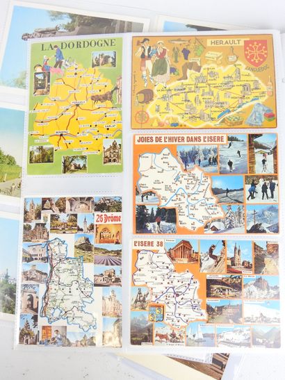 FRANCE - INTERNATIONAL: 77 postcards including...