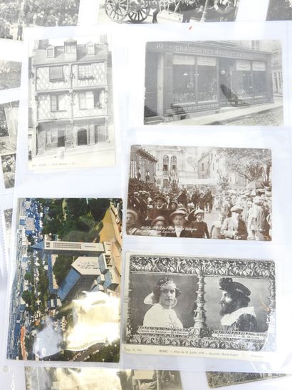 BLOIS - SOLOGNE: 90 postcards of the city...