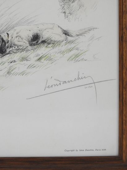 Léon DANCHIN (1887-1938), after. Flight of...