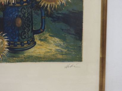 Horst Billstein (1939-1998): Sunflowers....