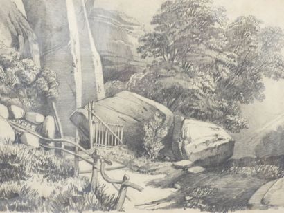 20th century FRENCH SCHOOL: Landscapes. Two...