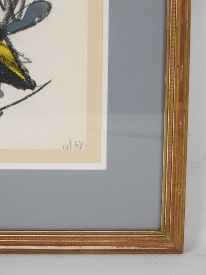 20th century school. Abstract composition....