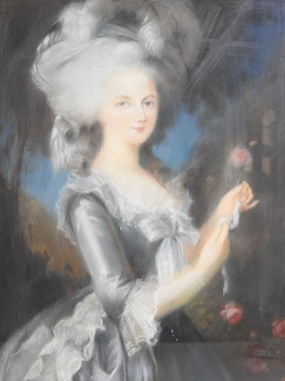 Zoé LAIGNEAU (1885-1965). Portrait of Marie-Antoinette...