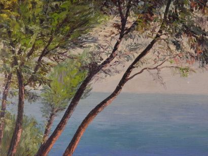 Paul MAIK (1894-1985) : Paysage méditerranéen....