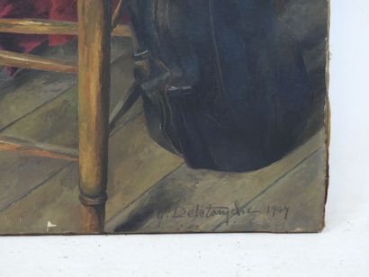 Germain DELATOUSCHE (1898-1966) : Le vieux...