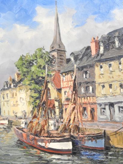 Adrien DE CHANTELOUP (1907-1988). Voiliers...
