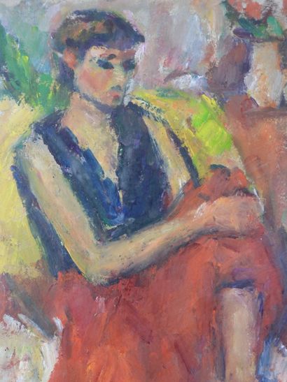 Ion MUSCELEANU (1903-1997) : Jeune femme...