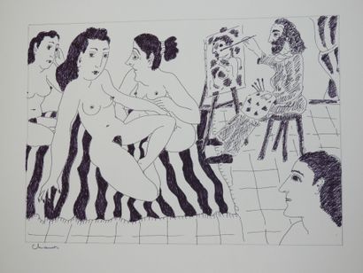 Roland CHANCO (1914-2017): Femmes dans l'Atelier....