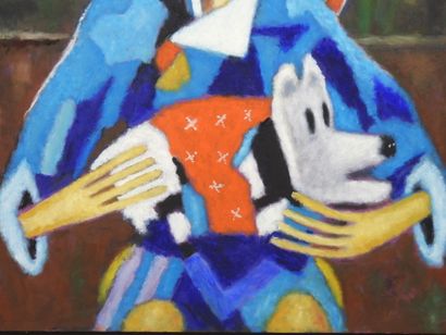 Roland CHANCO (1914-2017): Le Chien Blanc....