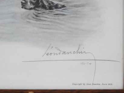 Léon DANCHIN (1887-1938), after. Study of...