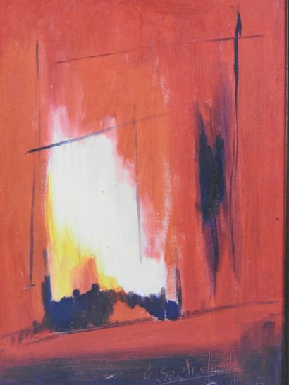 C. SEEBALUCK (XX-XXIth). Abstract composition....
