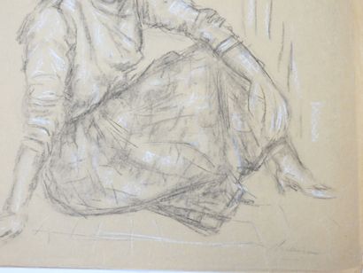 Roland CHANCO (1914-2017): Nu Portrait d'Isabelle....