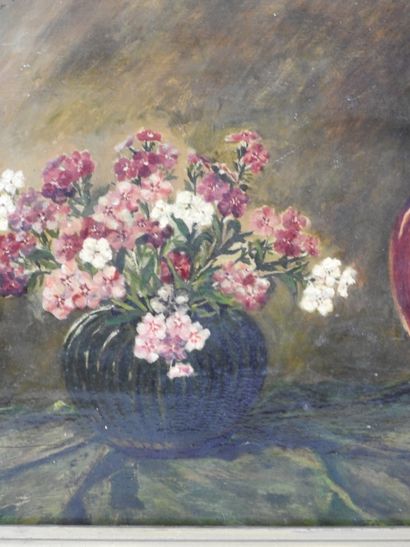 XXth CENTURY ASIAN SCHOOL: Still life with...