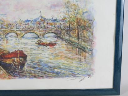 Claude DUMONT (1938), dans le goût de : Vue...
