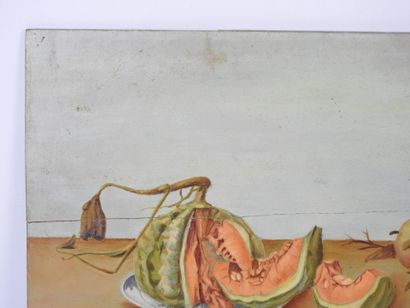 20th century FRENCH school. Landscape with...