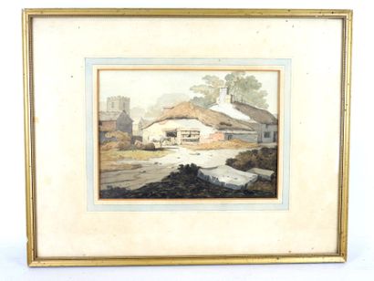 Copley FIELDING (1787-1855): View of farm....