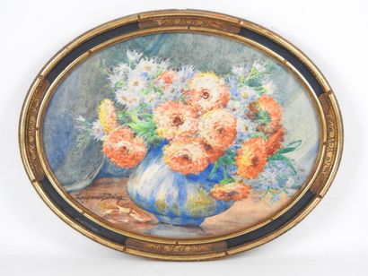 Paul de LAPPARENT (1869- ?). Bunch of flowers....