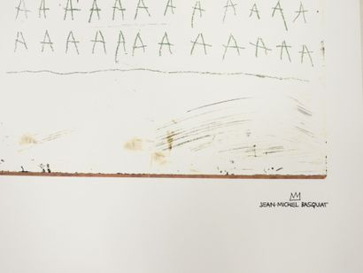 Jean-Michel BASQUIAT (1960 - 1988) d'après....