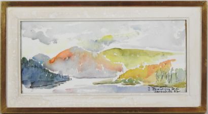 Jacques BOUILHAC (born 1927): The lake at...