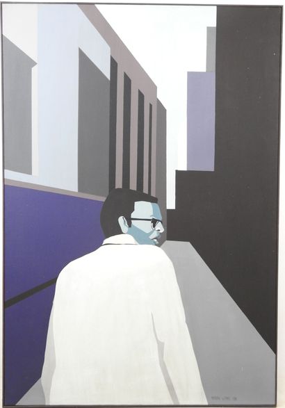 Sarah WIAME (XXe) : Homme dans la ville....