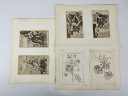 Philippe Galle (1537-1612). 12 estampes de...