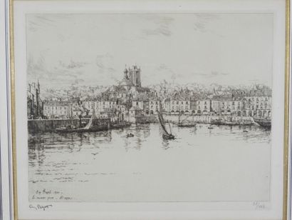 Eugène BÉJOT (1867-1931): The outer harbor...