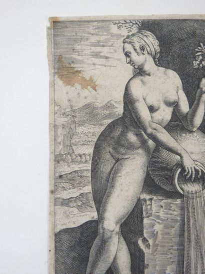 Philippe Galle (1537-1612). 12 estampes de...