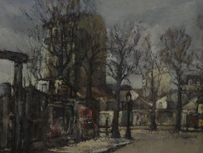 Jean-Charles Contel (1895-1928) : Place parisienne....
