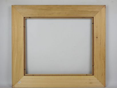 Gilded wood BARE FRAME decorated with a carved...