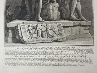 Giuseppe VASI (1710-1782), d'après. L'Hercule...