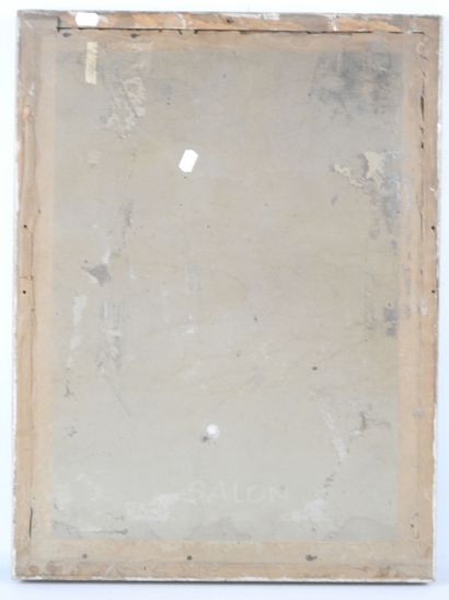 Léon HAFFNER (1881-1972). Sailboat. Stencil...