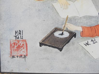 Trung Thu MAI (1906-1980), d'après. Scènes...