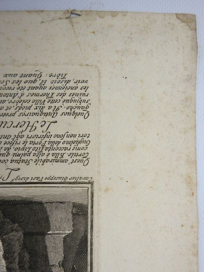 Giuseppe VASI (1710-1782), d'après. L'Hercule...