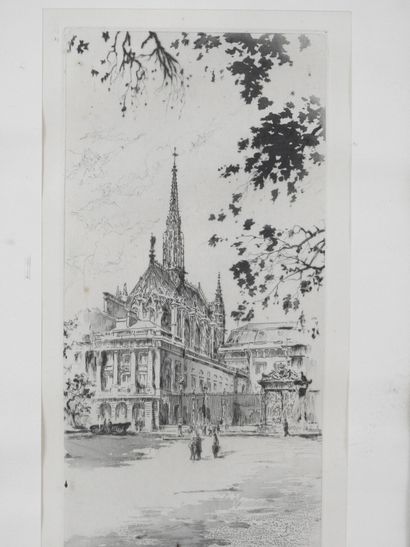 Henri le Riche (1868-1944) : Sainte-Chapelle...