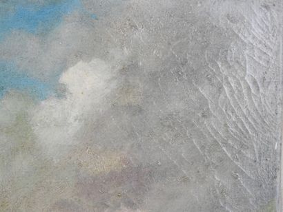 Luc Olivier LESIEUR (20th). La môme. Oil...