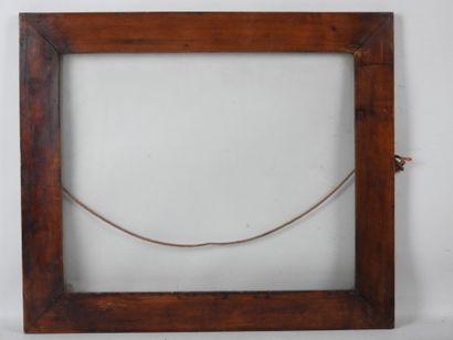 CADRE NU en acajou. 49,5 x 42 cm - 40 x 32...