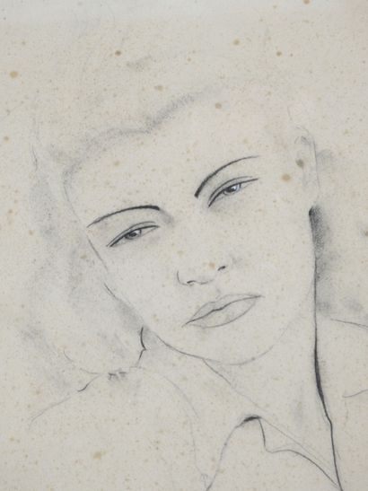 20th century school: Portrait of a woman....