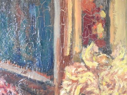 Charles BOUSQUET (1856 - 1946). Interior...