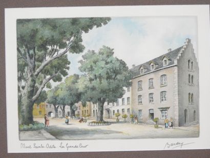 BARDAY (XXth). Chenonceaux - Senlis, the...