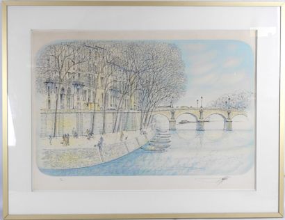 Rolf RAFFLEWSKI (1943-2019) : Vue des bords...