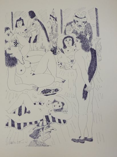 Roland CHANCO (1914-2017): Femme au Raisin....
