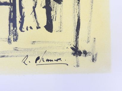 Roland CHANCO (1914-2017): Nu à califourchon....