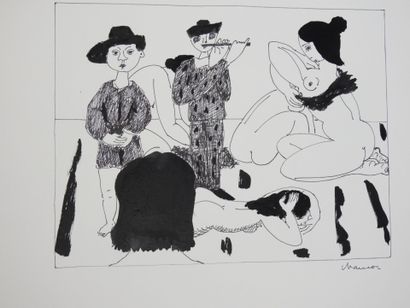 Roland CHANCO (1914-2017): Sept Personnages....