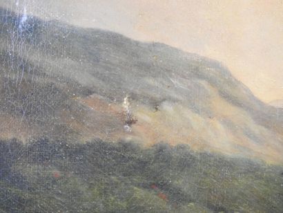 Nineteenth century school. The attack of...