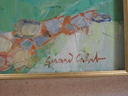 Gérard CALVET (1926-2017): Environs d'Audierne....