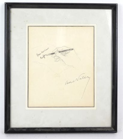 Paul VALÉRY (1871-1945), d'après : Main écrivaine...