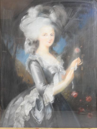 Zoé LAIGNEAU (1885-1965). Portrait of Marie-Antoinette...
