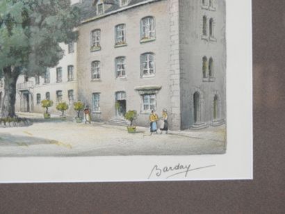 BARDAY (XXth). Chenonceaux - Senlis, the...