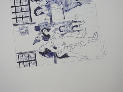 Roland CHANCO (1914-2017): Séance de Dessin....