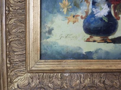 Ecole du XXème siècle : Bouquet de fleurs....